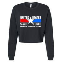 USSF Making The Galaxy Great Again Cropped Pullover Crew