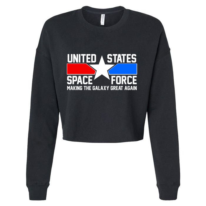 USSF Making The Galaxy Great Again Cropped Pullover Crew