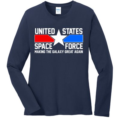 USSF Making The Galaxy Great Again Ladies Long Sleeve Shirt