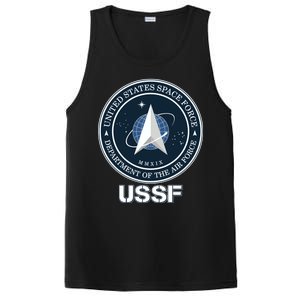 USSF Space Force Dept Of The Air Force Logo PosiCharge Competitor Tank