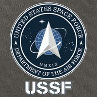 USSF Space Force Dept Of The Air Force Logo Cotton Canvas Backpack