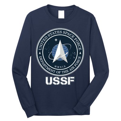 USSF Space Force Dept Of The Air Force Logo Long Sleeve Shirt