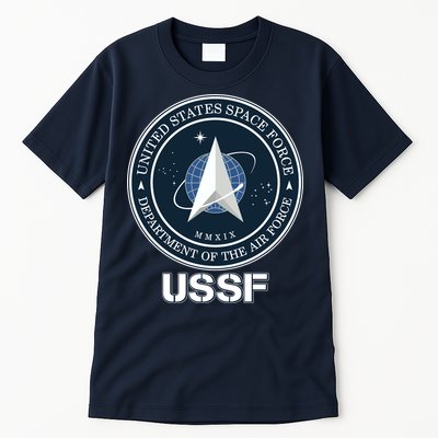 USSF Space Force Dept Of The Air Force Logo Tall T-Shirt