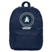 USSF Space Force Dept Of The Air Force Logo 16 in Basic Backpack