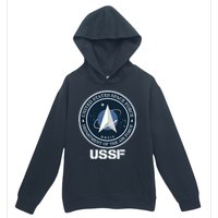 USSF Space Force Dept Of The Air Force Logo Urban Pullover Hoodie