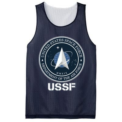 USSF Space Force Dept Of The Air Force Logo Mesh Reversible Basketball Jersey Tank