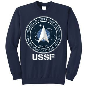 USSF Space Force Dept Of The Air Force Logo Tall Sweatshirt