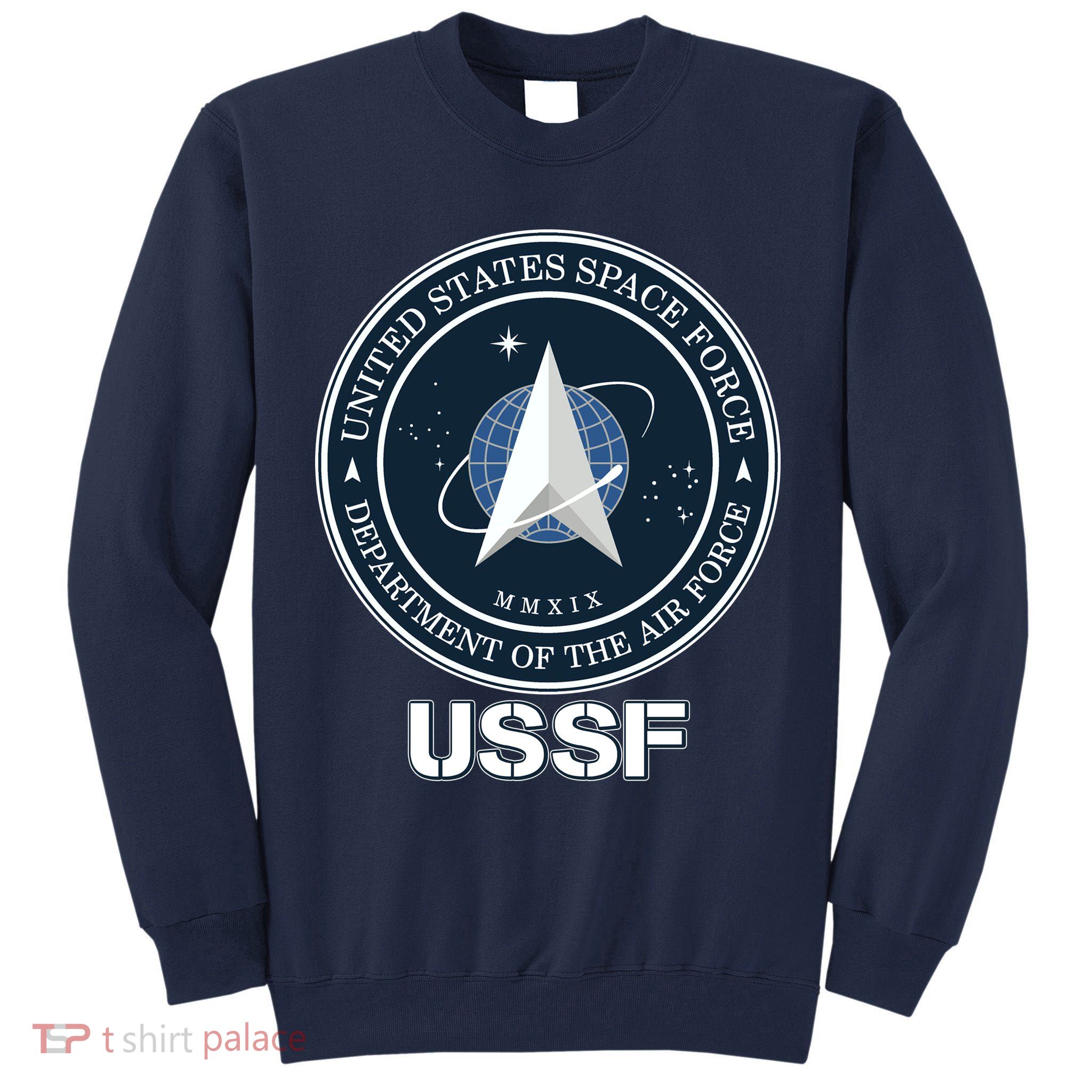 USSF Space Force Dept Of The Air Force Logo Tall Sweatshirt