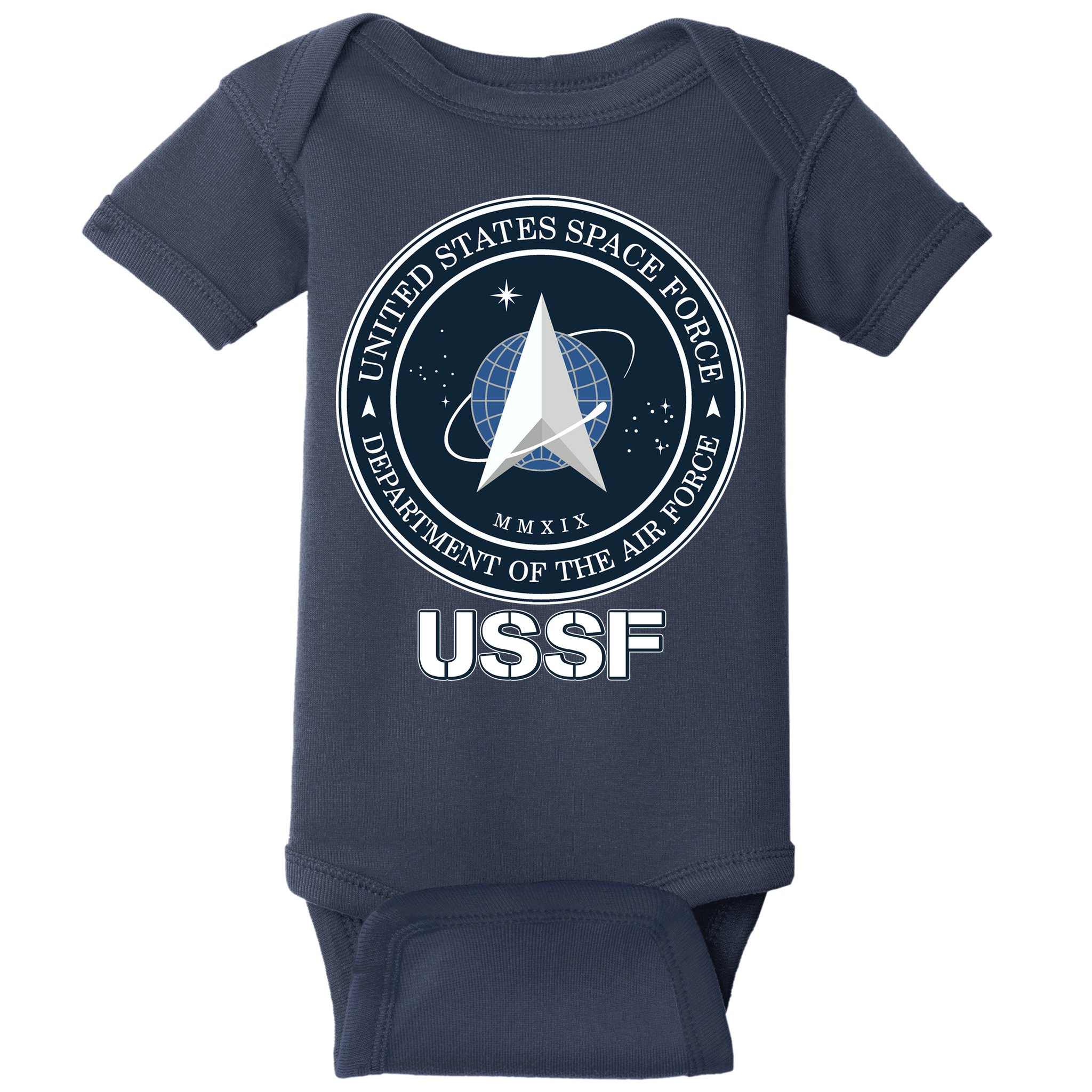 USSF Space Force Dept Of The Air Force Logo Baby Bodysuit