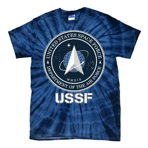 USSF Space Force Dept Of The Air Force Logo Tie-Dye T-Shirt