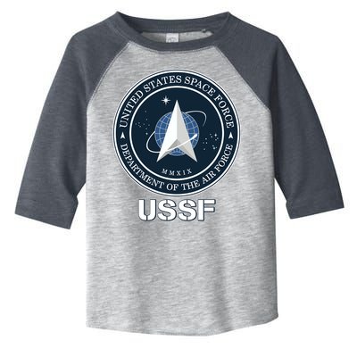 USSF Space Force Dept Of The Air Force Logo Toddler Fine Jersey T-Shirt