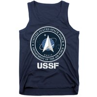 USSF Space Force Dept Of The Air Force Logo Tank Top