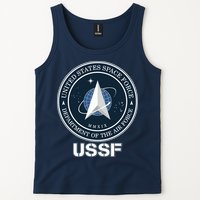 USSF Space Force Dept Of The Air Force Logo Tank Top