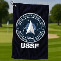 USSF Space Force Dept Of The Air Force Logo Golf Towel