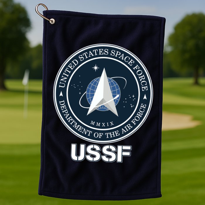 USSF Space Force Dept Of The Air Force Logo Golf Towel