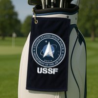 USSF Space Force Dept Of The Air Force Logo Golf Towel