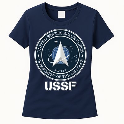 USSF Space Force Dept Of The Air Force Logo Womens T-Shirt