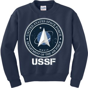 USSF Space Force Dept Of The Air Force Logo Kids Sweatshirt