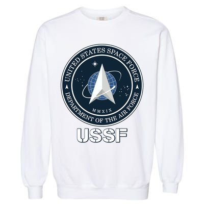 USSF Space Force Dept Of The Air Force Logo Garment-Dyed Sweatshirt