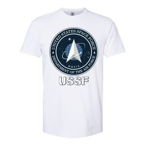 USSF Space Force Dept Of The Air Force Logo Softstyle CVC T-Shirt