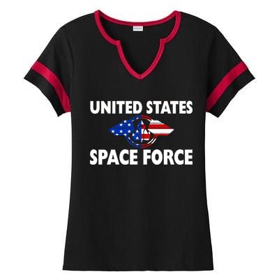 USSF United States Space Force Ladies Halftime Notch Neck Tee