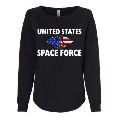 USSF United States Space Force Womens California Wash Sweatshirt