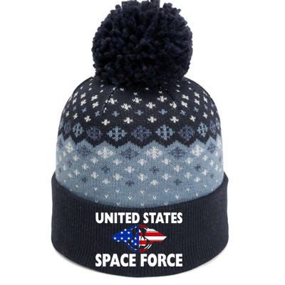 USSF United States Space Force The Baniff Cuffed Pom Beanie