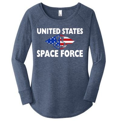 USSF United States Space Force Women's Perfect Tri Tunic Long Sleeve Shirt