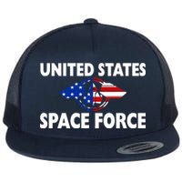 USSF United States Space Force Flat Bill Trucker Hat