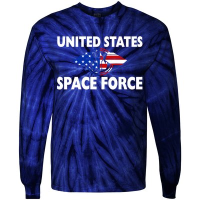 USSF United States Space Force Tie-Dye Long Sleeve Shirt