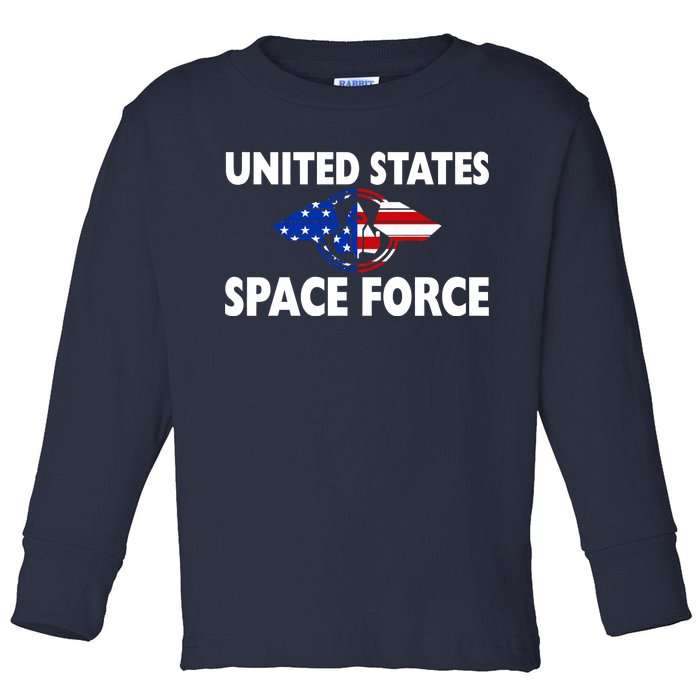 USSF United States Space Force Toddler Long Sleeve Shirt