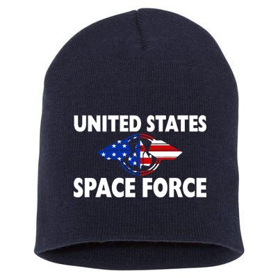 USSF United States Space Force Short Acrylic Beanie