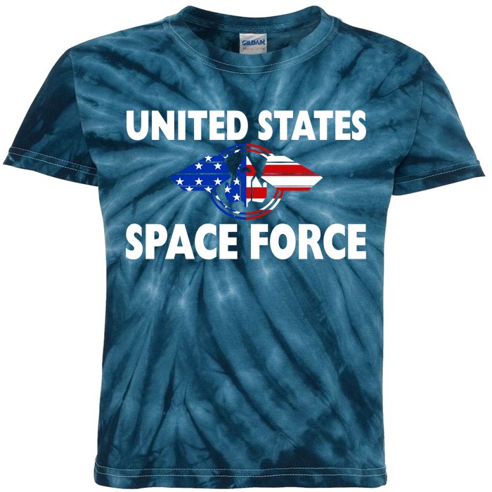 USSF United States Space Force Kids Tie-Dye T-Shirt