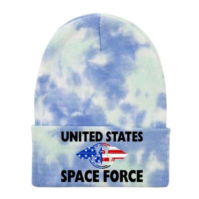 USSF United States Space Force Tie Dye 12in Knit Beanie