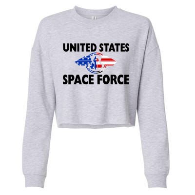 USSF United States Space Force Cropped Pullover Crew