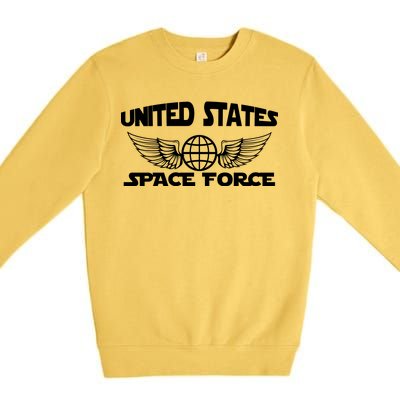 USSF United States Space Force Logo Premium Crewneck Sweatshirt