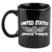 USSF United States Space Force Logo 11oz C Handle Ceramic Mug