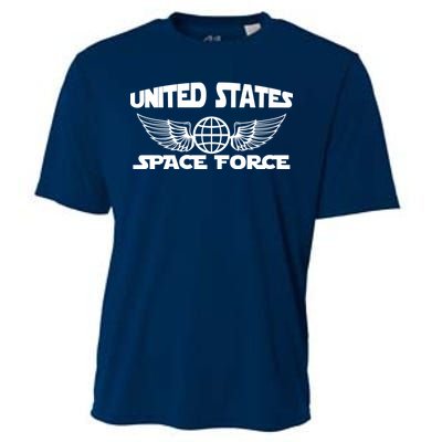 USSF United States Space Force Logo Cooling Performance Crew T-Shirt