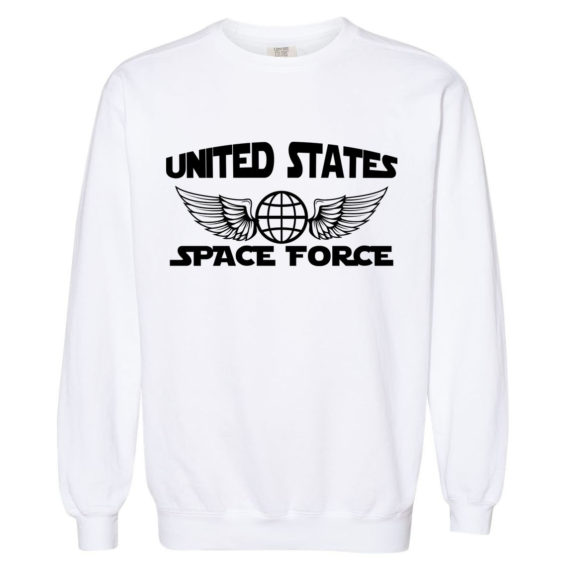 USSF United States Space Force Logo Garment-Dyed Sweatshirt