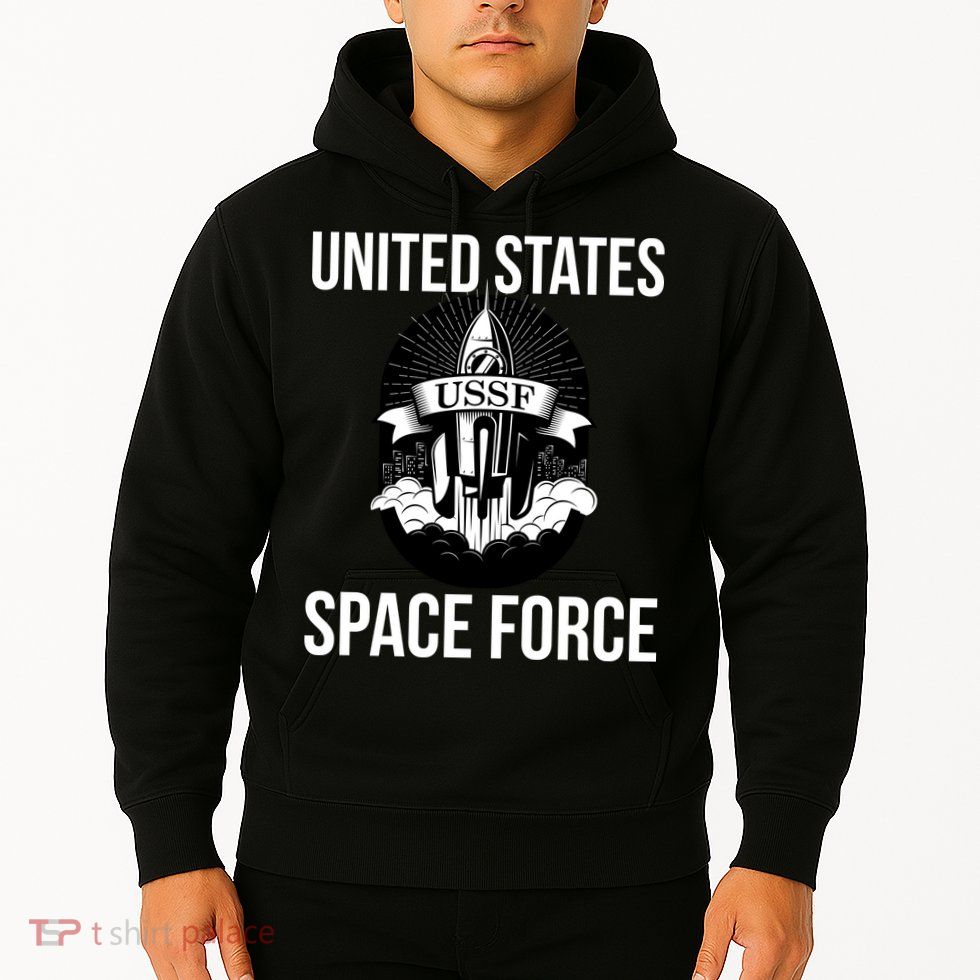 USSF United States Space Force Rocket Blast Hoodie