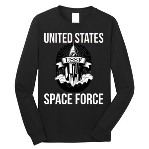 USSF United States Space Force Rocket Blast Long Sleeve Shirt