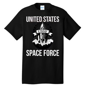 USSF United States Space Force Rocket Blast Tall T-Shirt