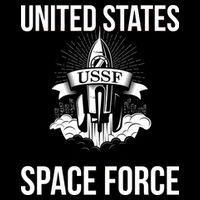USSF United States Space Force Rocket Blast Impact Tech Backpack