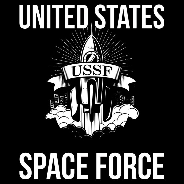 USSF United States Space Force Rocket Blast Impact Tech Backpack