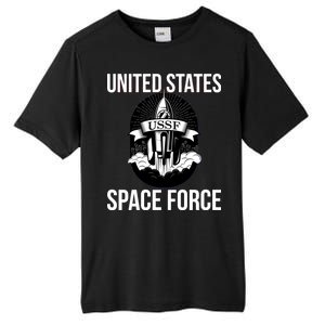 USSF United States Space Force Rocket Blast Tall Fusion ChromaSoft Performance T-Shirt