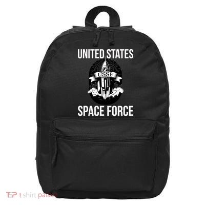 USSF United States Space Force Rocket Blast 16 in Basic Backpack