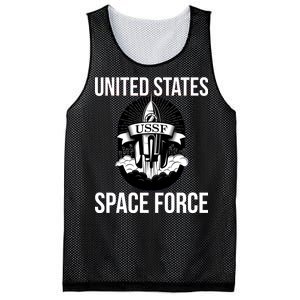 USSF United States Space Force Rocket Blast Mesh Reversible Basketball Jersey Tank