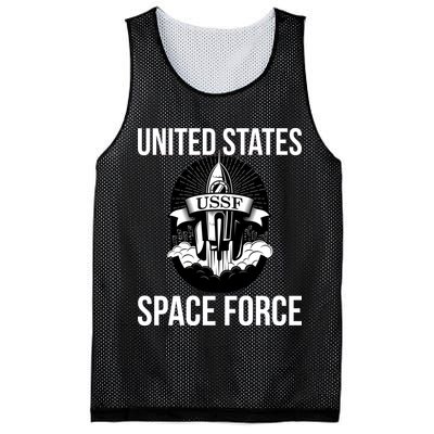 USSF United States Space Force Rocket Blast Mesh Reversible Basketball Jersey Tank