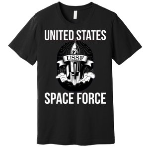 USSF United States Space Force Rocket Blast Premium T-Shirt