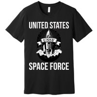 USSF United States Space Force Rocket Blast Premium T-Shirt